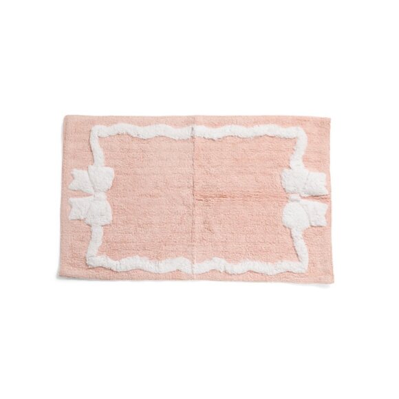 MADISON Pink 21x34 Cotton Tufted Bath Mat